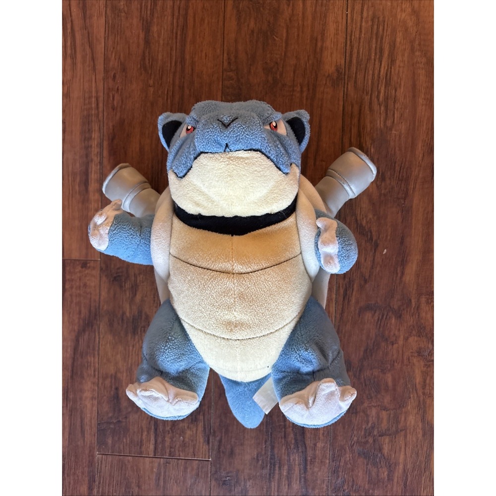 Vintage Nintendo Pokemon BlastoisePlush 1998 Play By Play Animal Large 12"